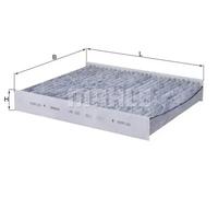 Pollen / Cabin Filter LAK293 Mahle 1354953 1452346 1494691 4M5J19G244AA 1713182