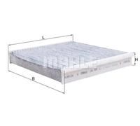 Cabin filter Activated Carbon Filter LAK 490 KNECHT for TOYOTA LEXUS SUBARU