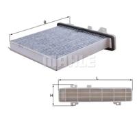 Cabin filter Activated Carbon Filter LAK 589 KNECHT for MITSUBISHI SHOGUN II