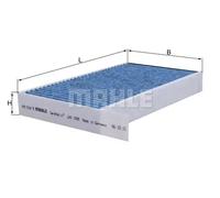 Cabin filter Activated Carbon Filter LAO 1595 KNECHT for TESLA MODEL Y MODEL 3