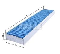 Cabin filter Activated Carbon Filter LAO 242 KNECHT for FORD JAGUAR