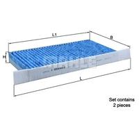 MAHLE LAO 426/S Cabin Air Filter - CareMetix - with allergen, bacteria and odor protection