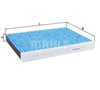MAHLE LAO 437 Cabin Air Filter - CareMetix - with allergen, bacteria and odor protection