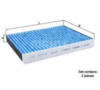 MAHLE LAO 467/S Cabin Air Filter - CareMetix - with allergen, bacteria and odor protection