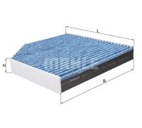 Genuine Mahle Activated Carbon Particulate Engine Cabin Filter - LAO667