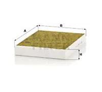 Cabin filter Activated Carbon Filter with polyphenol FP 23 014-2 MANN-FILTER
