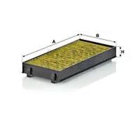 Cabin filter Activated Carbon Filter with polyphenol FP 2941-2 MANN-FILTER