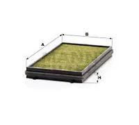 Cabin filter Activated Carbon Filter with polyphenol FP 3124-2 MANN-FILTER