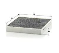 MANN-FILTER CUK 2252 Cabin Air Filter - CARS + TRANSPORTERS