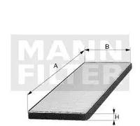 MANN-FILTER CUK 23 004-2 Cabin Air Filter - CARS + TRANSPORTERS