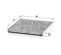 Cabin filter behind the glove compartment Activated Carbon Filter CUK 2336