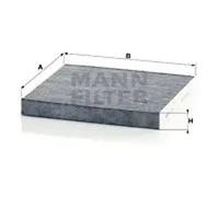 MANN-FILTER Cabin Air Filter CUK 2362 - Activated Carbon - Fits Hyundai, Kia, Genesis