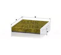Cabin filter behind the glove compartment FP 22 032 MANN-FILTER for TOYOTA LEXUS