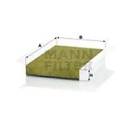 MANN-FILTER FP 2747 Cabin Air Filter - CARS + TRANSPORTERS