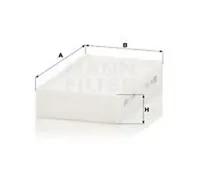 MANN-FILTER Cabin Air Filter CU 1721-2 - Particulate (behind glove compartment) - Set of 2 - for BMW