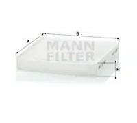 Cabin filter behind the glove compartment Particulate Filter CU 1827 MANN-FILTER