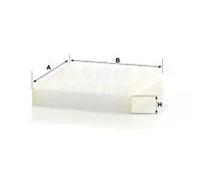 Cabin filter behind the glove compartment Particulate Filter CU 2040 MANN-FILTER