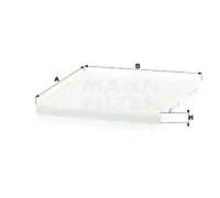 Cabin filter behind the glove compartment Particulate Filter CU 21 008 for KIA