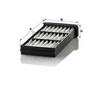 Cabin filter behind the glove compartment Particulate Filter CU 2106-2