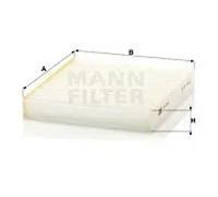 Cabin filter behind the glove compartment Particulate Filter CU 2145 MANN-FILTER