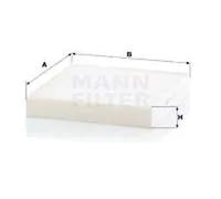 Cabin filter behind the glove compartment Particulate Filter CU 22 028