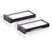 MANN Filter CU23000-2 Cabin Air Filter Fits Mitsubishi Carisma Colt L200 Lancer