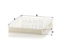 Cabin filter behind the glove compartment Particulate Filter CU 23 003 for VW