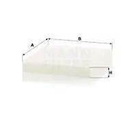 Cabin filter behind the glove compartment Particulate Filter CU 23 019 for KIA