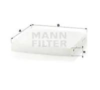 Cabin filter behind the glove compartment Particulate Filter CU 2358 MANN-FILTER