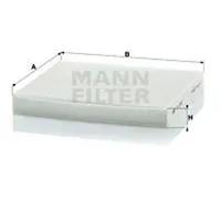 Cabin filter behind the glove compartment Particulate Filter CU 2362 MANN-FILTER