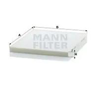 Cabin filter behind the glove compartment Particulate Filter CU 2434 MANN-FILTER