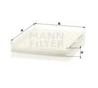 Cabin filter behind the glove compartment Particulate Filter CU 27 007