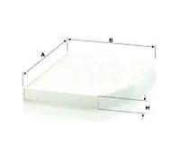 Cabin filter behind the glove compartment Particulate Filter CU 29 007 for FORD