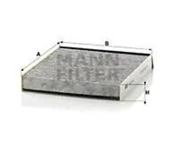 Cabin filter below the glove compartment Activated Carbon Filter CUK 2240