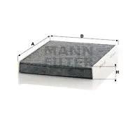 MANN-FILTER CUK 2533-2 Pollen filter