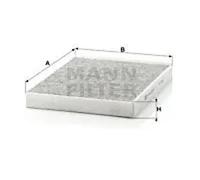 Cabin filter below the glove compartment Activated Carbon Filter CUK 2842 for VW