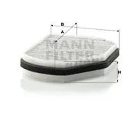 MANN-FILTER CUK 2897 Cabin Air Filter - Pollen Filter with Activated Carbon - for Cars + Transporters