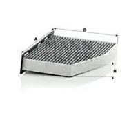 Cabin filter below the glove compartment Activated Carbon Filter CUK 2939/1