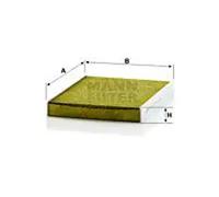 Cabin filter below the glove compartment Activated Carbon Filter with polyphenol