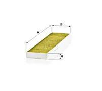 Cabin filter below the glove compartment Activated Carbon Filter with polyphenol