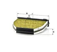 Cabin filter below the glove compartment Activated Carbon Filter with polyphenol