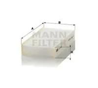 Cabin filter below the glove compartment Particulate Filter CU 1823 MANN-FILTER