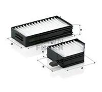 Cabin filter below the glove compartment Particulate Filter CU 21 002-2