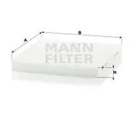 Cabin filter below the glove compartment Particulate Filter CU 2132 MANN-FILTER
