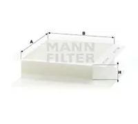 MANN Filter CU2338 Cabin Air Filter 40mm Height Fits Mercedes-Benz M-Class
