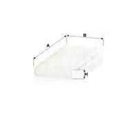Mann Filter Cabin Air Filter CU 25 010-2 - Particulate - Below Glove Compartment - For NISSAN NP300