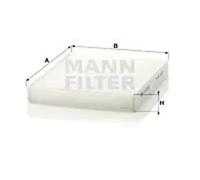 Cabin filter below the glove compartment Particulate Filter CU 2533-2 for ALPINA