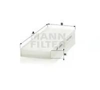 Cabin filter below the glove compartment Particulate Filter CU 2623 MANN-FILTER