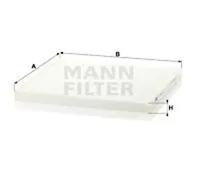 Cabin filter below the glove compartment Particulate Filter CU 29 001 for NISSAN