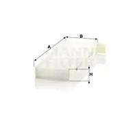 Cabin filter below the glove compartment Particulate Filter CU 29 003-2 for DS